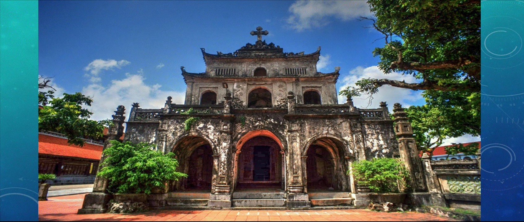 Caroline Thanh Hương giới thiệu show hình nhà thờ Đá Phát Diệm