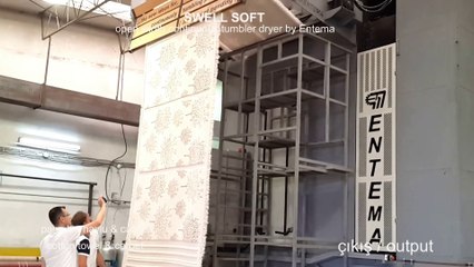 SWELL SOFT OPEN WIDTH CONTINUOUS TUMBLER MACHINE-TOWEL