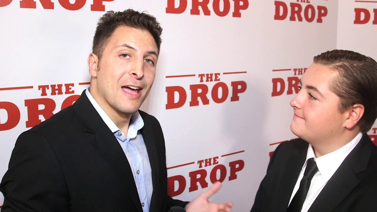 James Gandolfini's son Michael at "The Drop" NY Premiere #InTheLab i