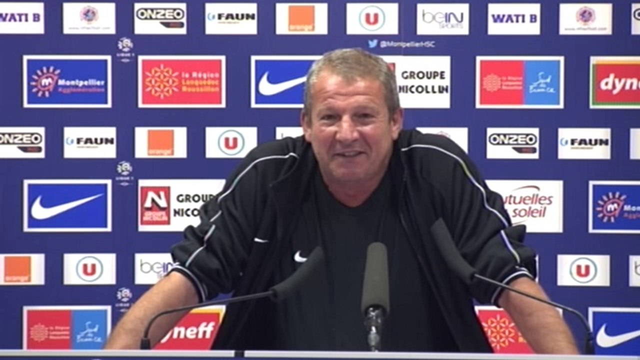 Rolland Courbis après MHSC 0-1 ASMFC (7ème journée L1)