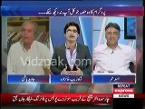 Javed Hashmi goes mad during show, Shahzaib Khanzada proved him a Liar