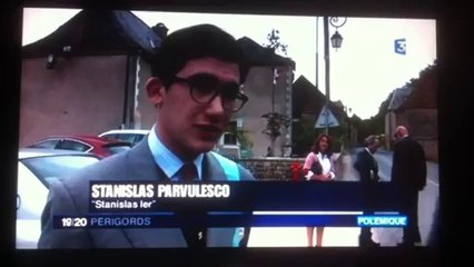 S.A.R. Stanislas interrogé par "France 3 Périgords".