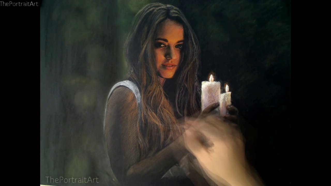 A Gorgeous moment - Pastel Drawing