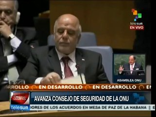 Pide Irak a Consejo Seguridad ONU ayuda para luchar contra DAESH