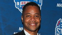 Cuba Gooding Jr. Strips off Shirt After Scoring During 'Shoot the Puck'