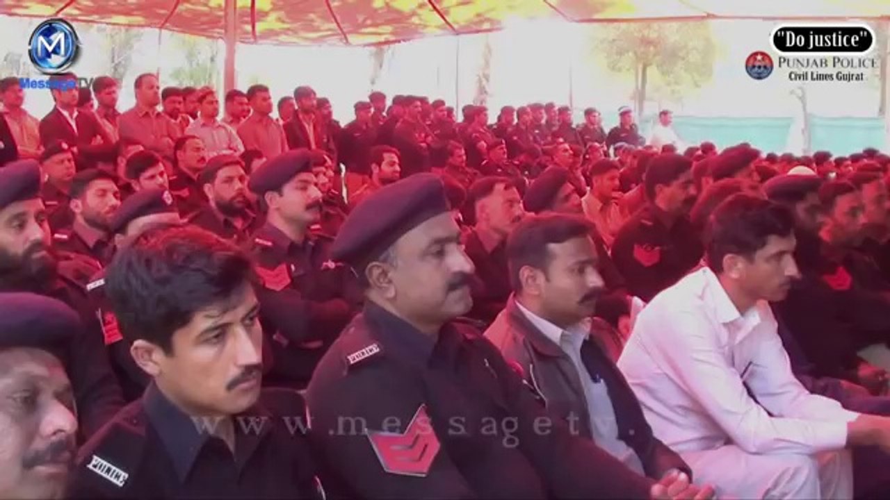 Do Justice انصاف کرو Maulana Tariq Jameel Police Lines Gujrat 2014