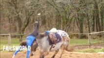 Girl Flip over Horse __ Failsworld