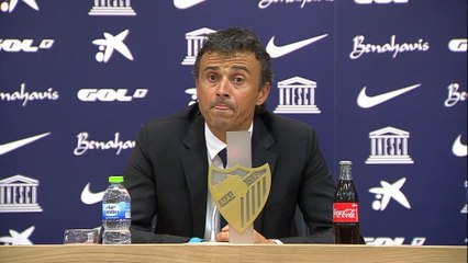 Luis Enrique: "No se trata de buscar excusas, sino soluciones"