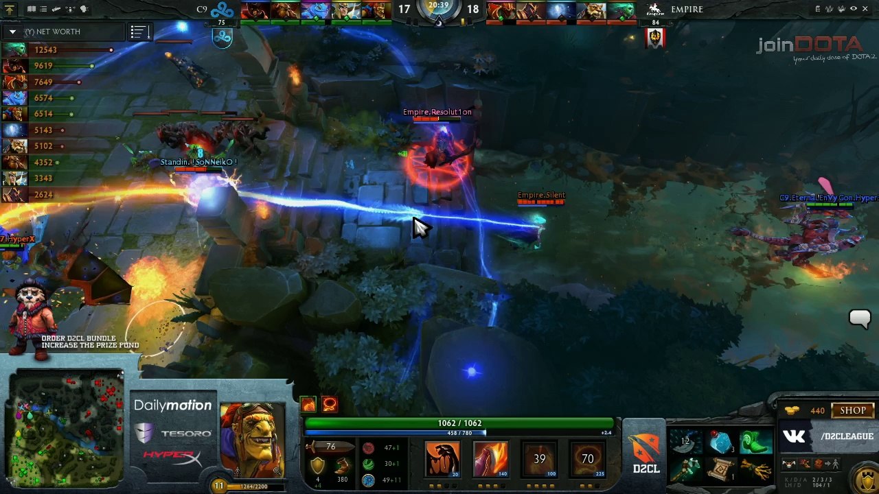 Team Empire vs Cloud 9 Game 2 - Dota 2 Champions League @TobiWanDOTA