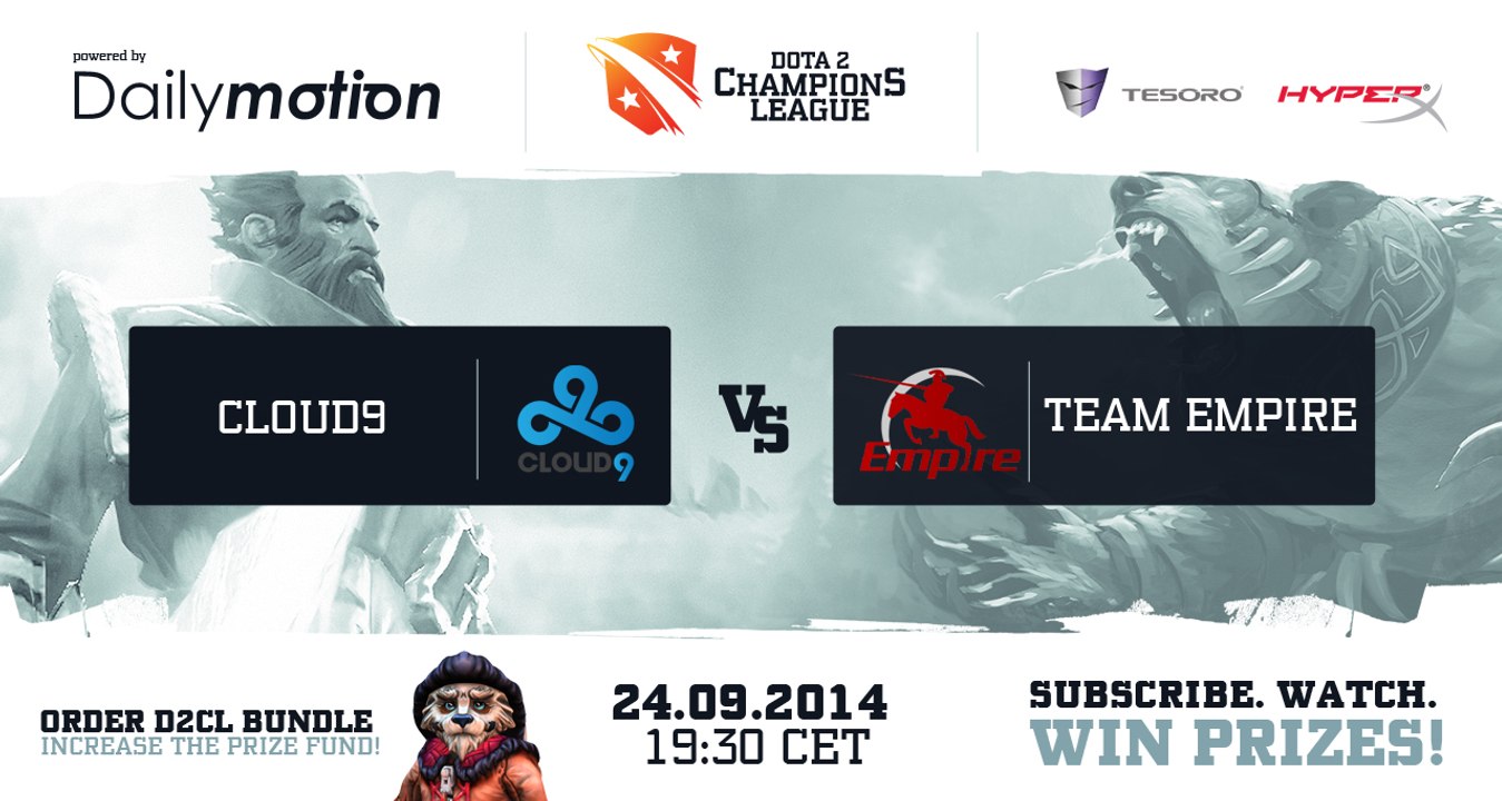Team Empire vs Cloud 9 Game 2 - Dota 2 Champions League @TobiWanDOTA