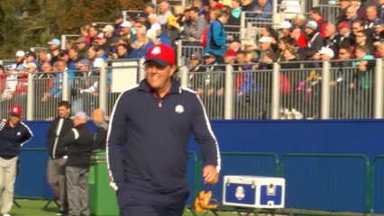 Ryder Cup - Mickelson respalda a su equipo