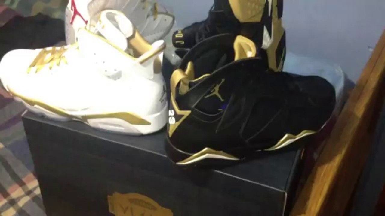 Nike Air Jordan GMP Pack VI VII (golden moments)