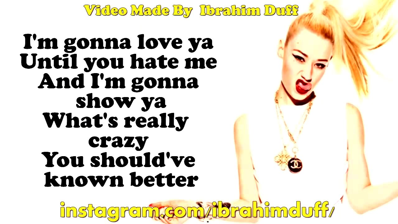 Iggy Azalea - Black Widow (Lyrics On Screen) ft. Rita Ora