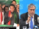 Dunya news-Pervez Rashid and Ishaq Dar Reject Imran Khan’s Rigging Claims