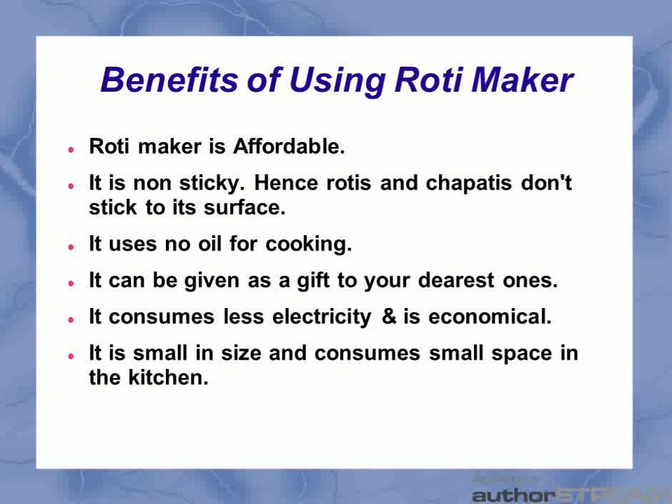 Roti Maker Video