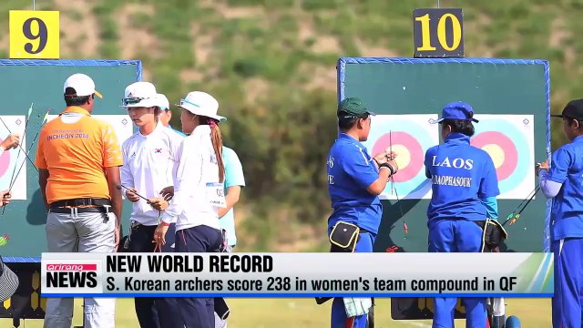 Asian Games Incheon 2014 Korean archers reset WR in women's team compound