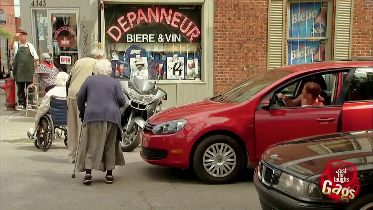 Epic Old Man - Traffic Jam Prank