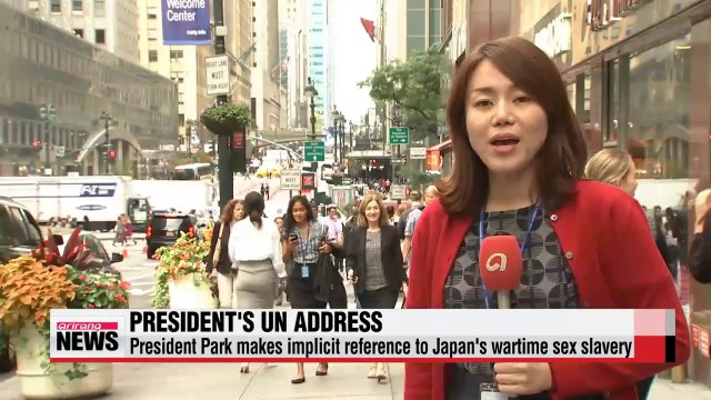 President Park seeks support for North Korea policies at UN General Assembly