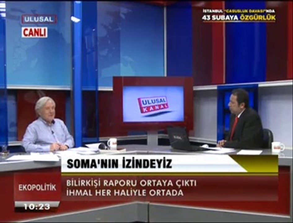 Çetin Ünsalan ile EkoPolitik konuk Çalışma eski Gen Müd İsmail Bayer 25 Eylül 2014