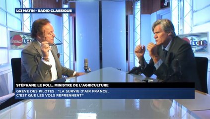 Stéphane Le Foll, invité de Guillaume Durand avec LCI