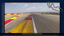 Un giro di pista di Aragon con Alex Rins