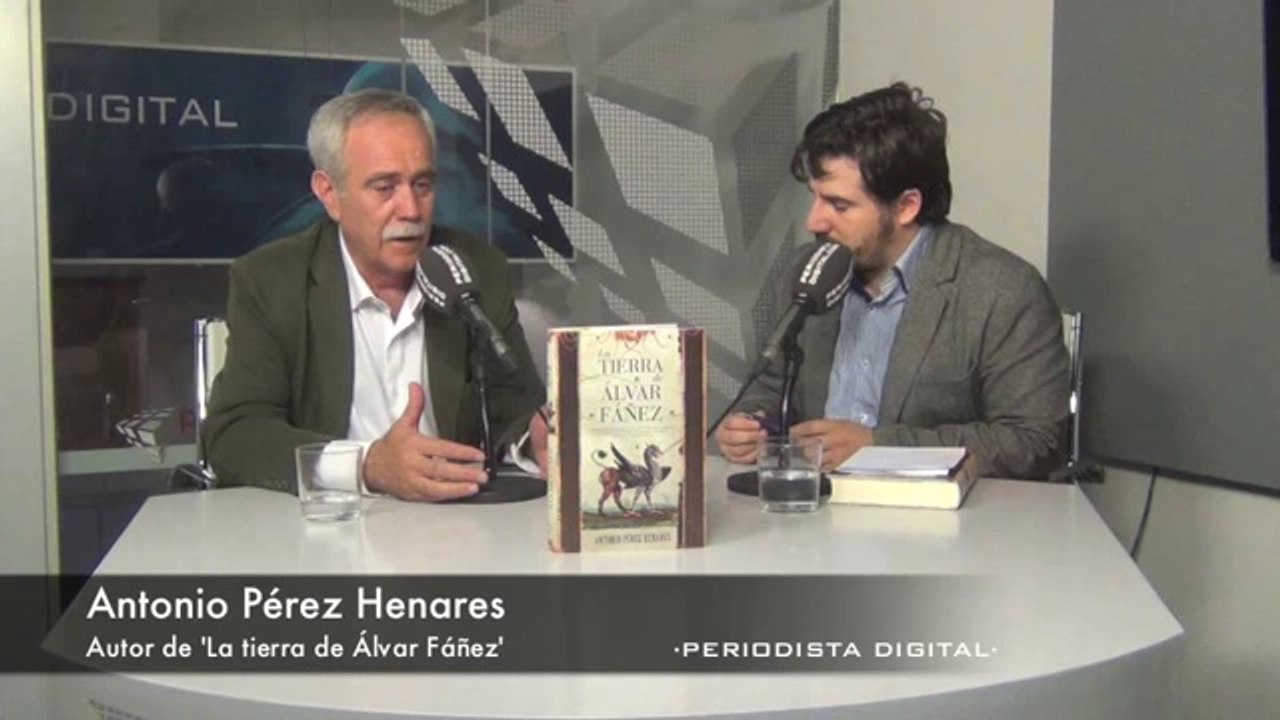 Antonio Pérez Henares, autor de 'La tierra de Álvar Fáñez'. 24-9-2014