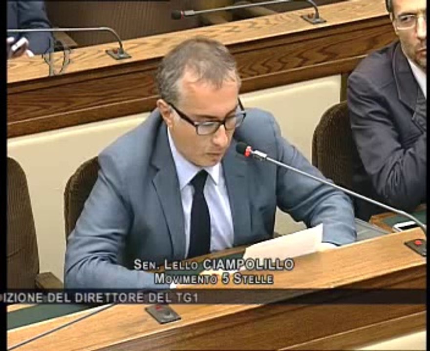 Roma - L’audizione del direttore del Tg1, Mario Orfeo (24.09.14)