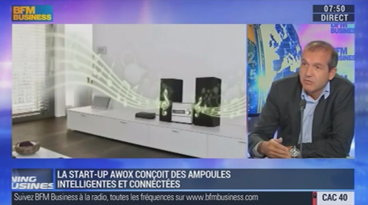AwoX conçoit des ampoules hybrides connectées: Alain Molinié, dans GMB - 26/09