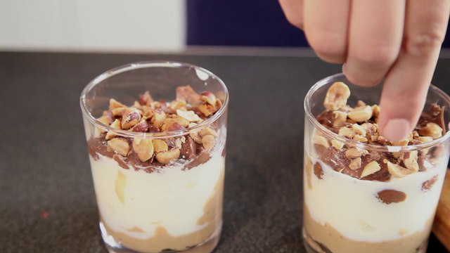 Recette de verrines façon Kinder Bueno - Gourmand