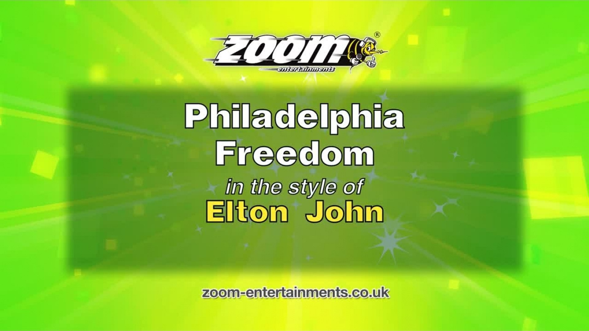 ⁣Zoom Karaoke - Philadelphia Freedom - Elton John