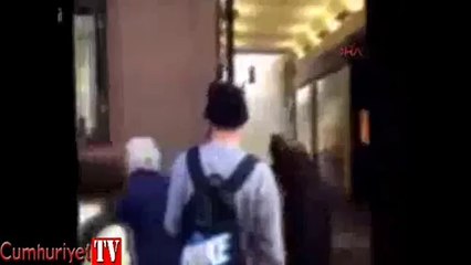 Cep telefonu ile gizlice çekildi: Yüzlerce kişinin gözleri önünde soygun anı