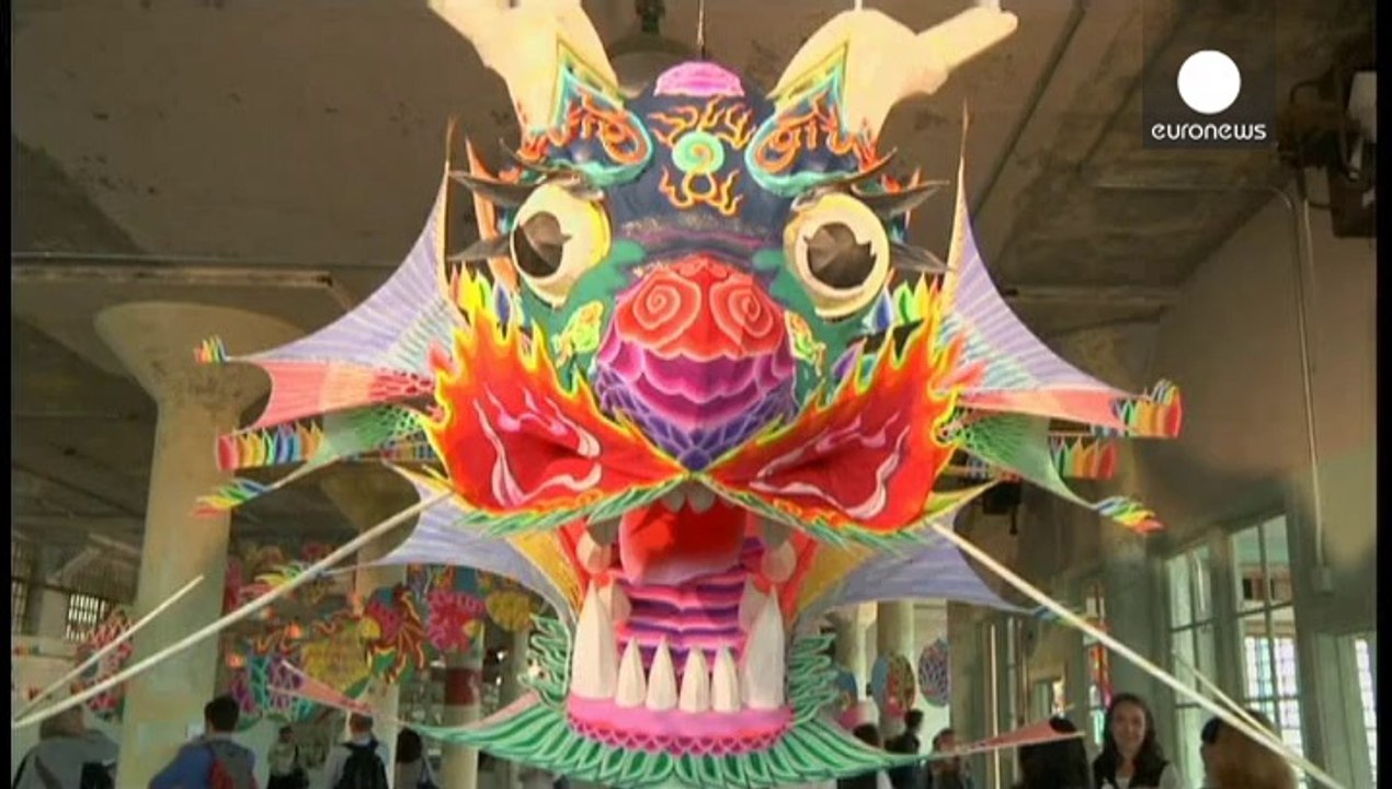 El disidente chino Ai Weiwei expone en Alcatraz