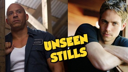 REVEALED! Paul Walker UNSEEN Stills of Fast & Furious 7 | Vin Diesel Shares