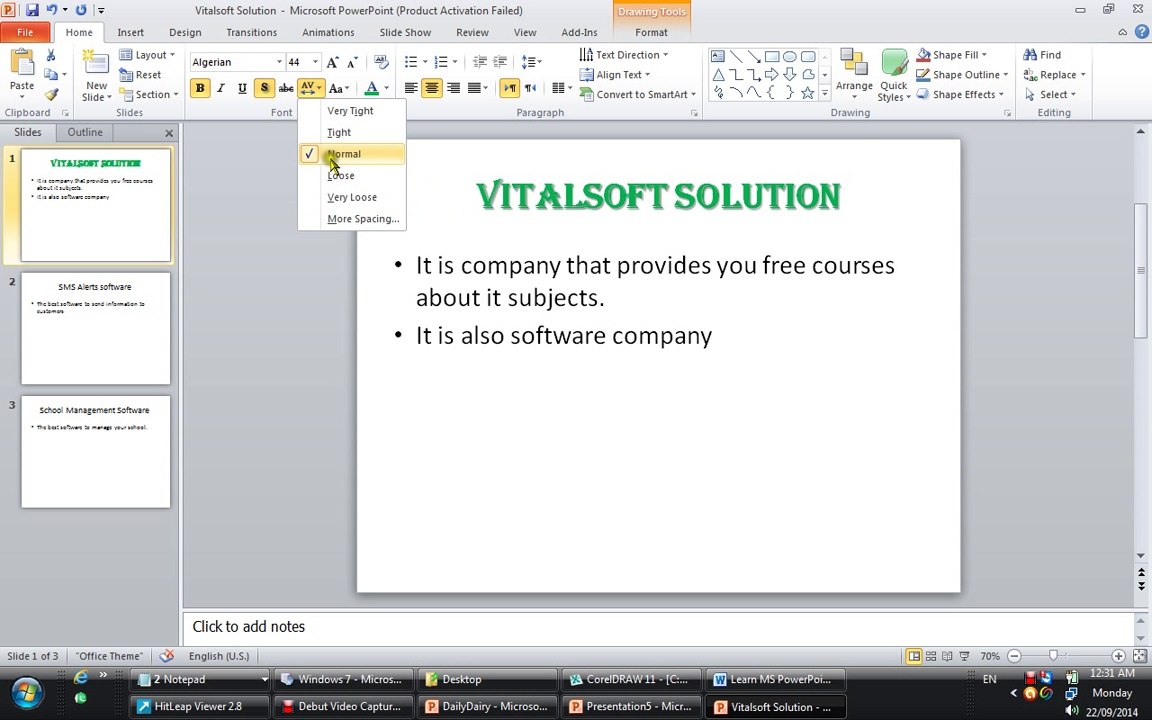 Formatting of Presentation in MS PowerPoint 2007/2010 Tutorial in Urdu & Hindi, Part 3