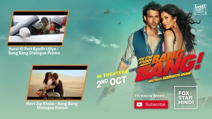 BANG BANG! Dialogue Promo 3 - Yeh Mera Akhri Din Hai