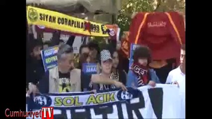 CHP'li vekil ve taraftarlardan Passolig eylemi