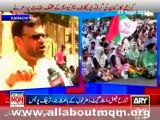 Abdul Haseeb on protest in Karachi against Illegal arresting of MQM workers