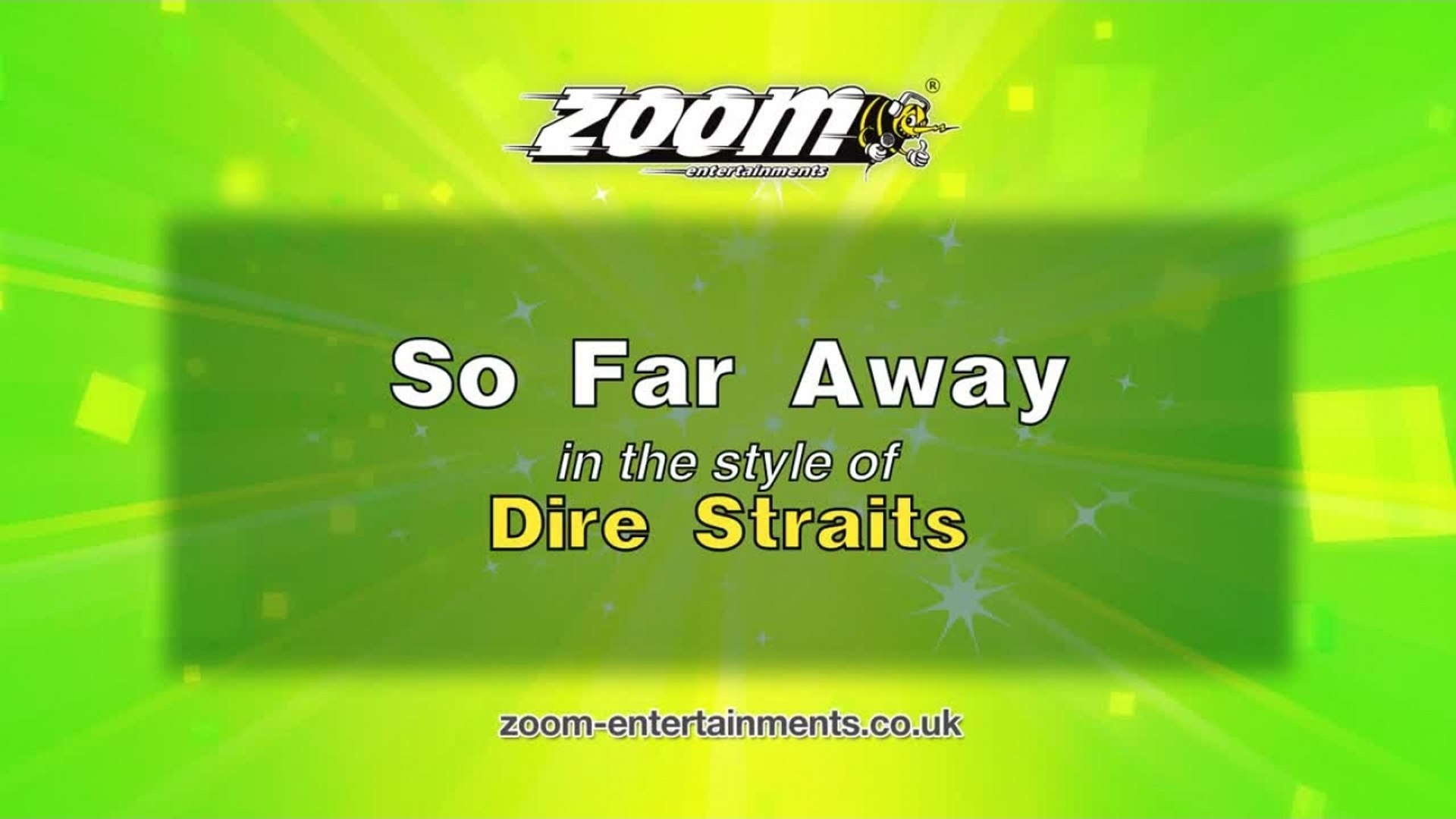 Zoom Karaoke So Far Away Dire Straits Video Dailymotion