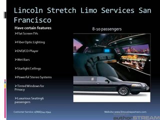 Get Pleasure by Limo Services San Francisco