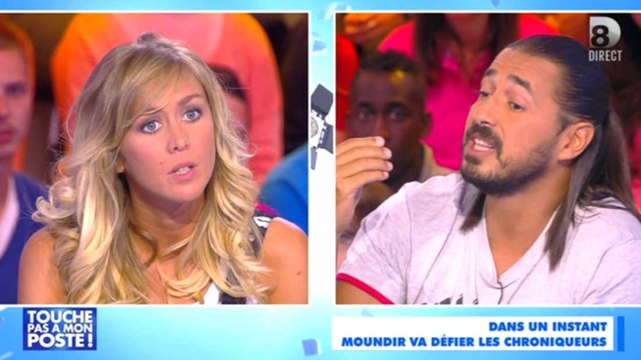 Clash Enora Malagré - Moundir : Ton cerveau à ses limites - ZAPPING PEOPLE DU 25/09/2014