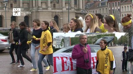 telethon 2013 flash mob a lille