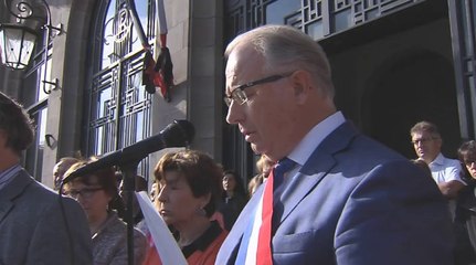 Minute de silence à Marcq en hommage à Marc GOURDEL