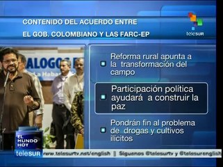 Colombia: borrador del acuerdo de paz entre FARC y gobierno nacional