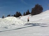First backflip en snowpark