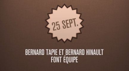 Le 25 septembre 1983: Hinault fait équipe avec Tapie