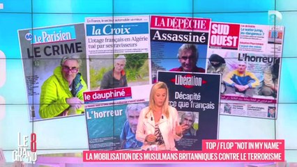 Assassinat d'Hervé Gourdel : Hapsatou Sy au bord des larmes dans "Le Grand 8"