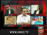Kashif Abbasi & Mazhar Abbas Badly Criticized Tahir Ul Qadri For Putting His HandkerchiefTowel On His Nose During His Visit To Inqilab March Camp