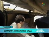 Ecuador aid arrives in Gaza