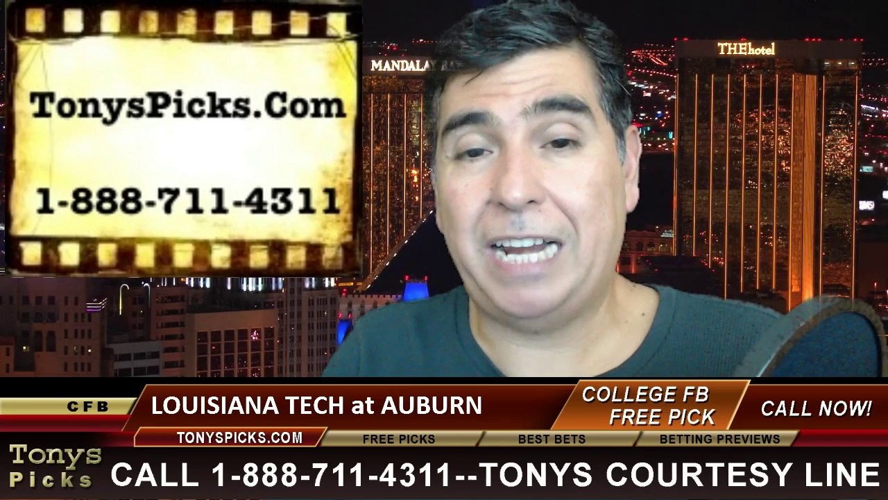 Auburn Tigers vs. Louisiana Tech Bulldogs Free Pick Prediction College Football Point Spread Odds Betting Preview 9-27-2014
