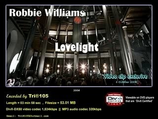 Robbie Williams - Lovelight